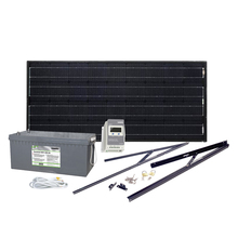 Solcelleanlegg 12V, 100 watt, AGM 260At