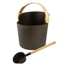 Sauna bucket and ladle