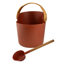 Sauna bucket and ladle